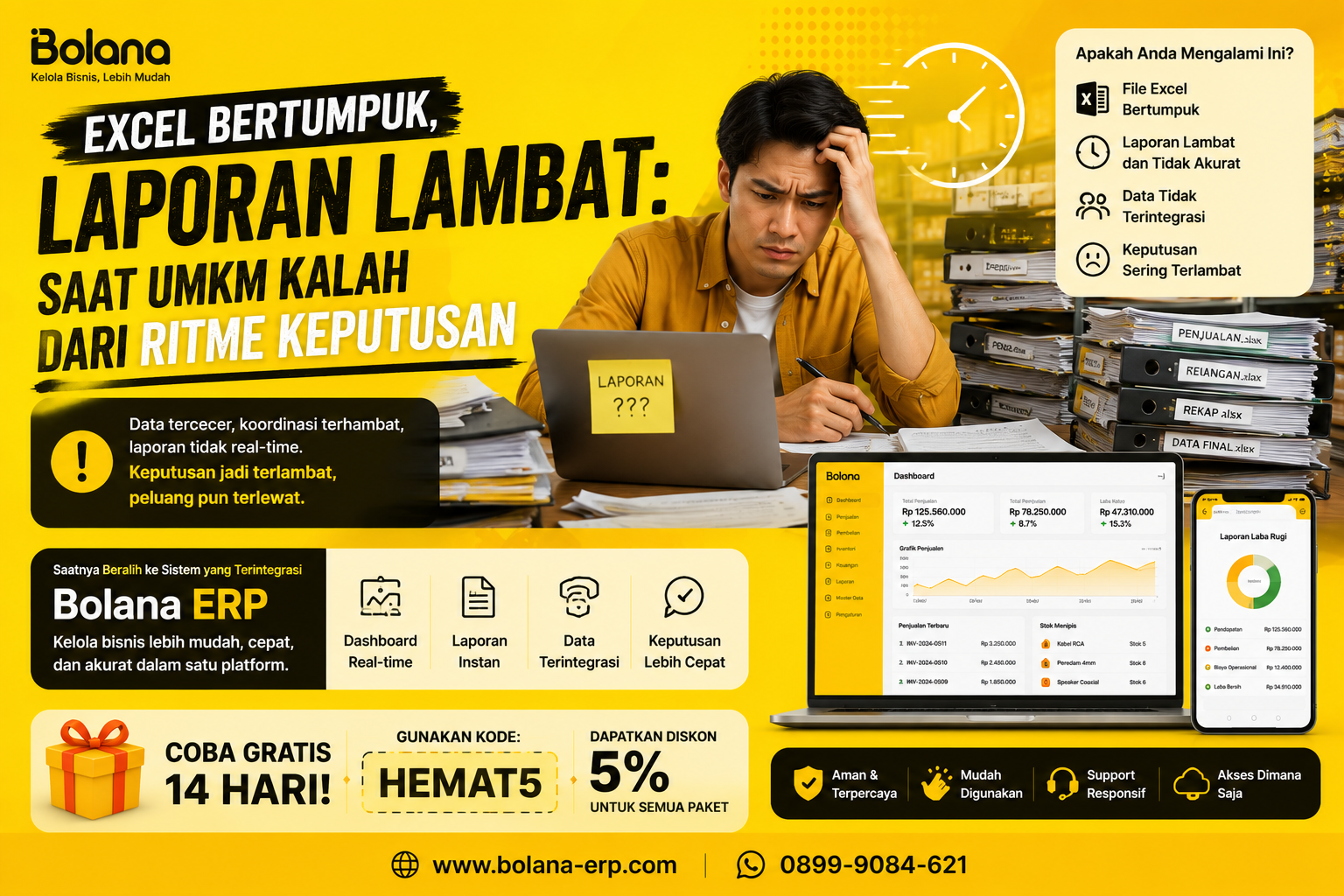Excel Bertumpuk, Laporan Lambat: Saat UMKM Kalah dari Ritme Keputusan